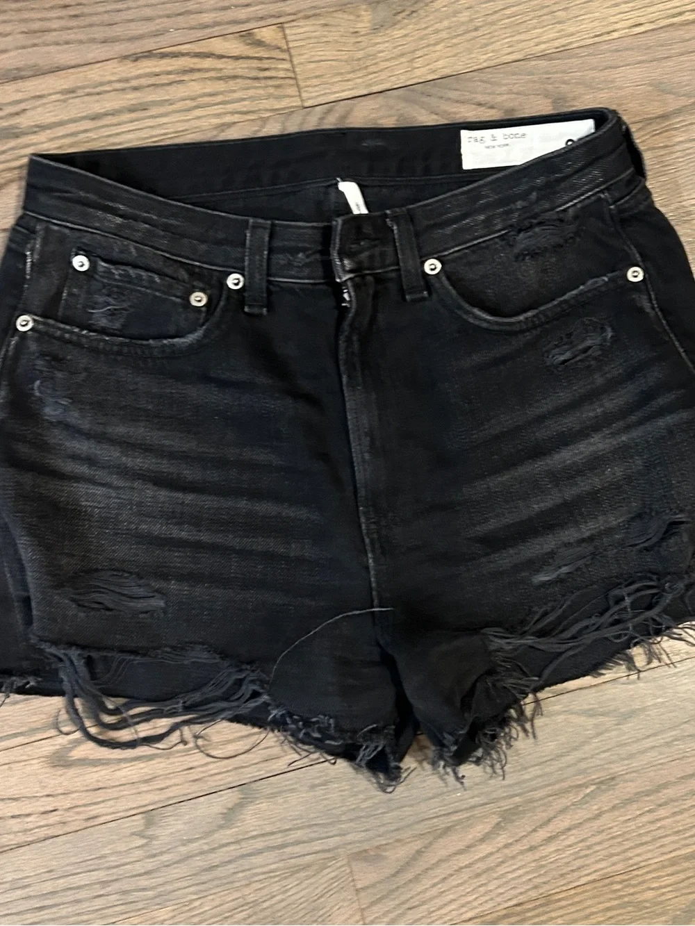 ✨Rag & Bone Tattered Shorts maya high rise short summer size 28